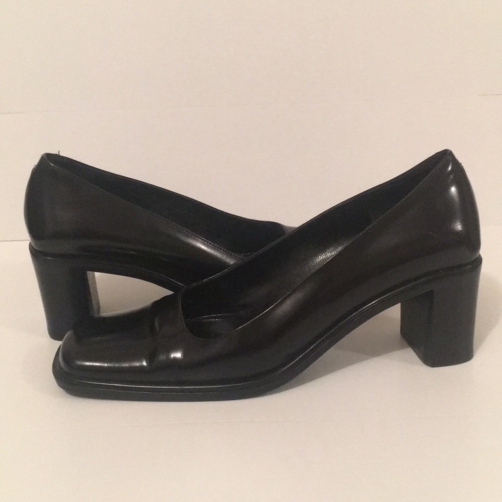 Via Spiga Black Leather Shoes